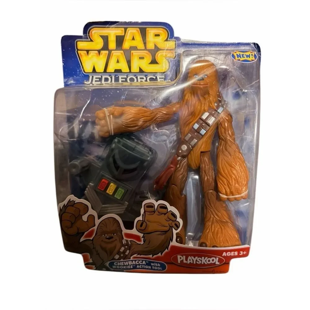 Star Wars Jedi Force Chewbacca & Wookiee Action Tool Playskool Hasbro 2004 NEW